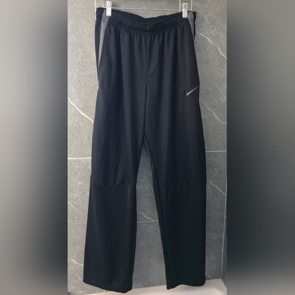 Men's NIKE Black Gray Athletic Pants Size Large